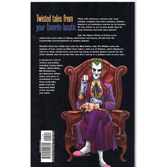 Batman Joker's Asylum Trade Paperback Volume 2 Dc Comics First Printing ©2010 - Picture 2 of 2